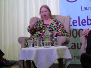 Hilary Mantel speaking at Launde 900