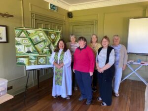 Guests at Launde Abbey Quilting and Textiles Retreat